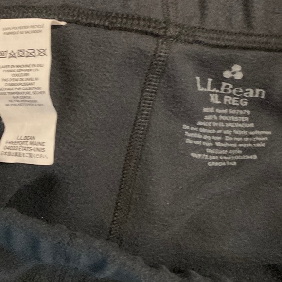 Men's LLBean fleece pants - Picture 4 of 7